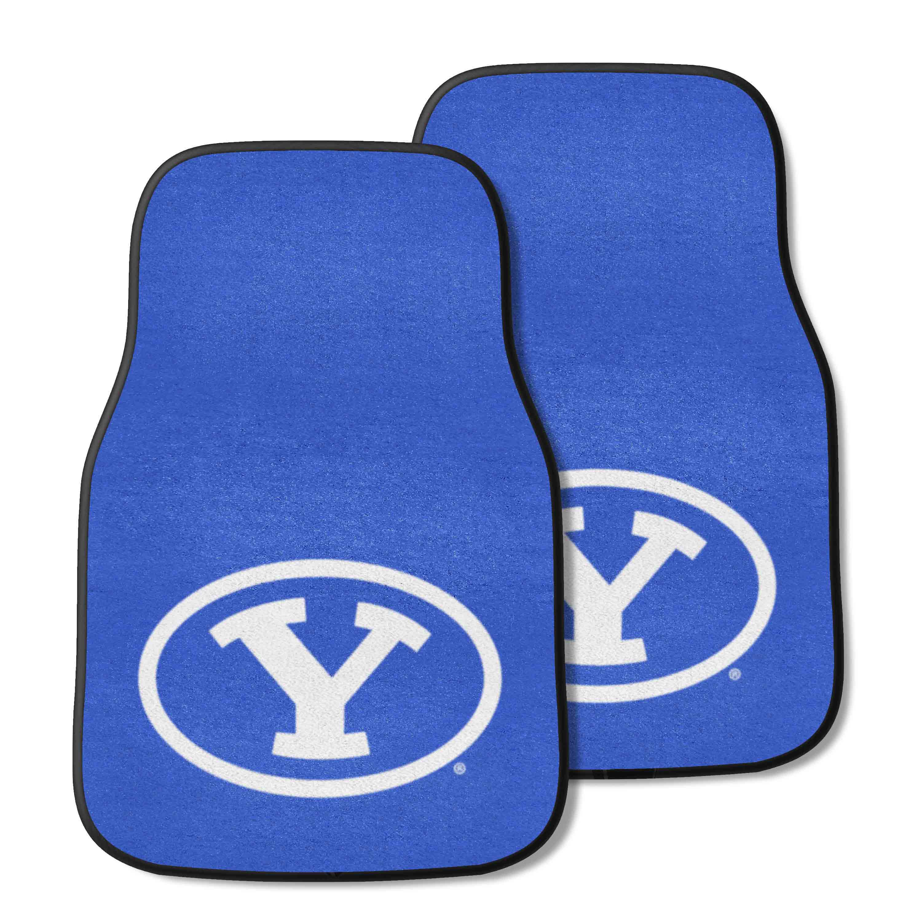 BYU Cougars Front Carpet Car Mat Set - 2 Pieces