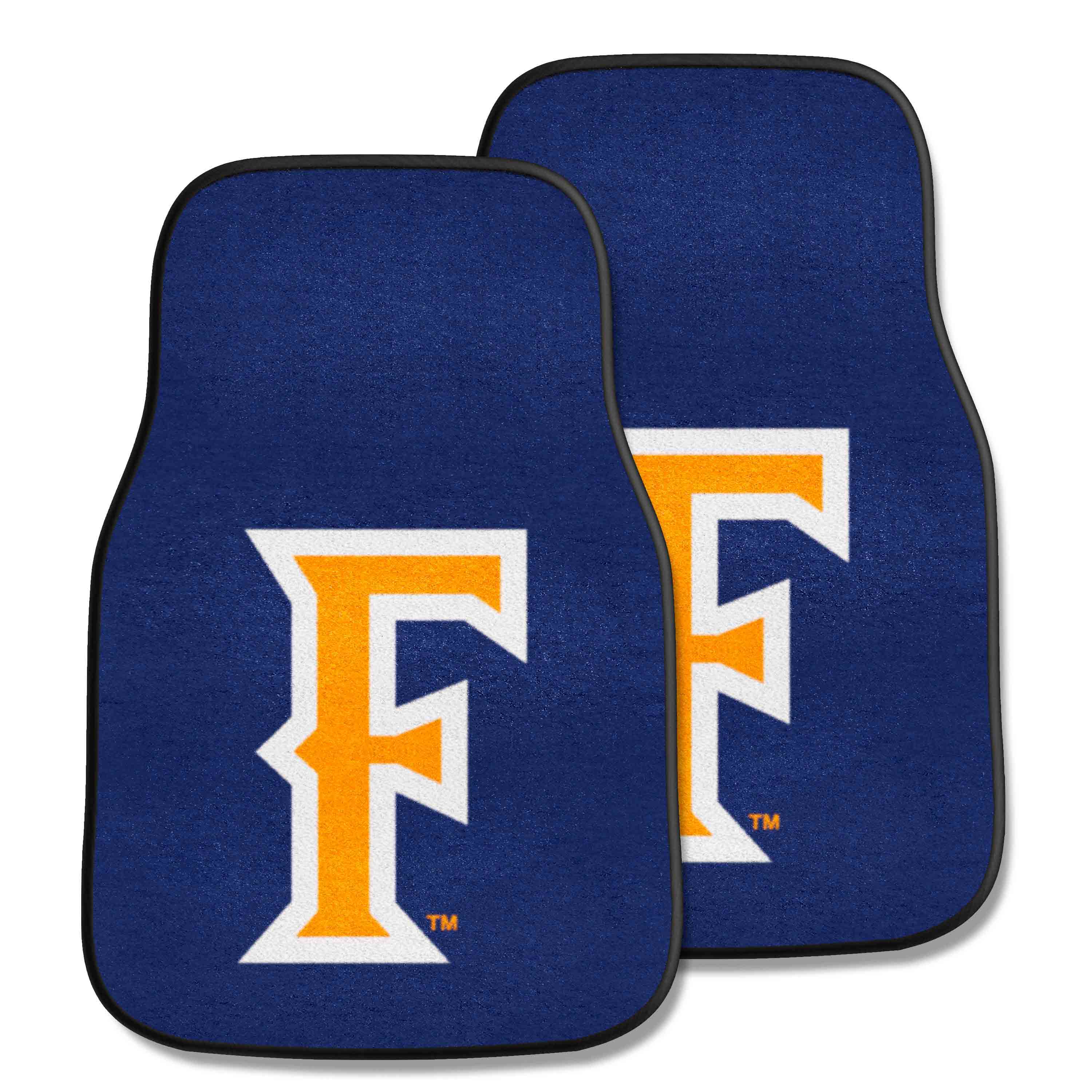 Cal State - Fullerton Titans Front Carpet Car Mat Set - 2 Pieces - Cal State - Fullerton