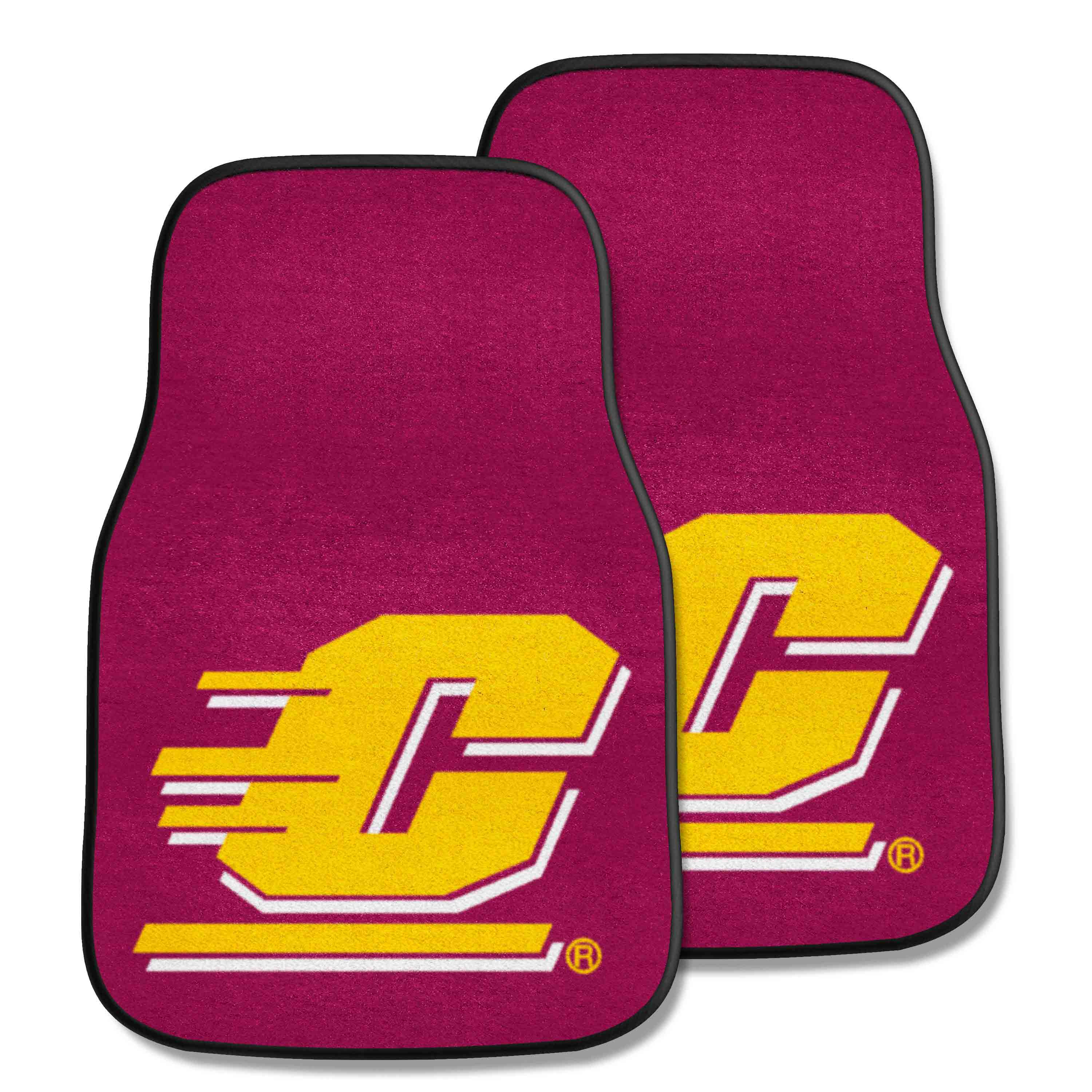 Central Michigan Chippewas Front Carpet Car Mat Set - 2 Pieces