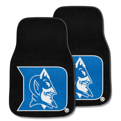 Duke Blue Devils Front Carpet Car Mat Set - 2 Pieces, Devil Logo