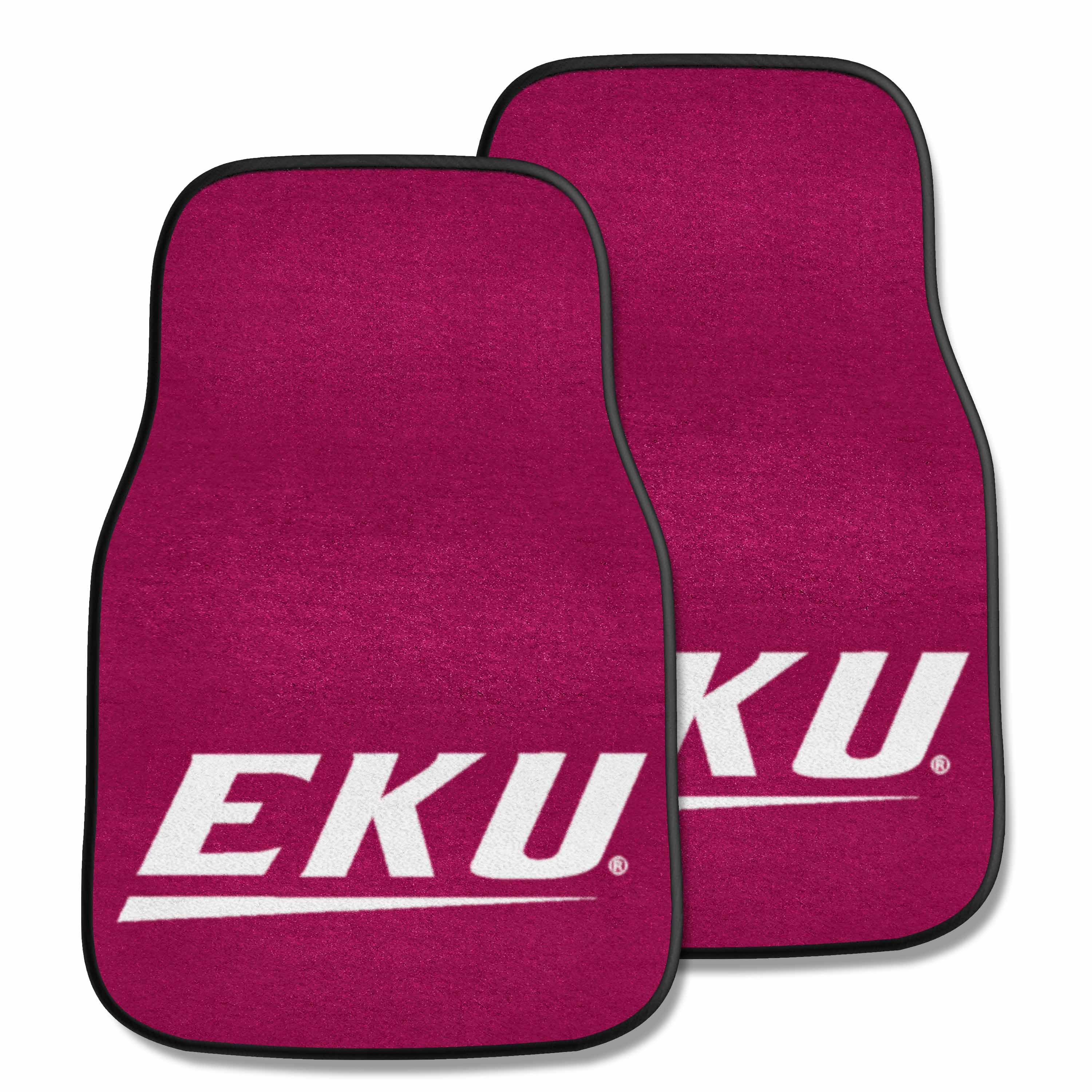 Eastern Kentucky Colonels Front Carpet Car Mat Set - 2 Pieces - Eastern Kentucky