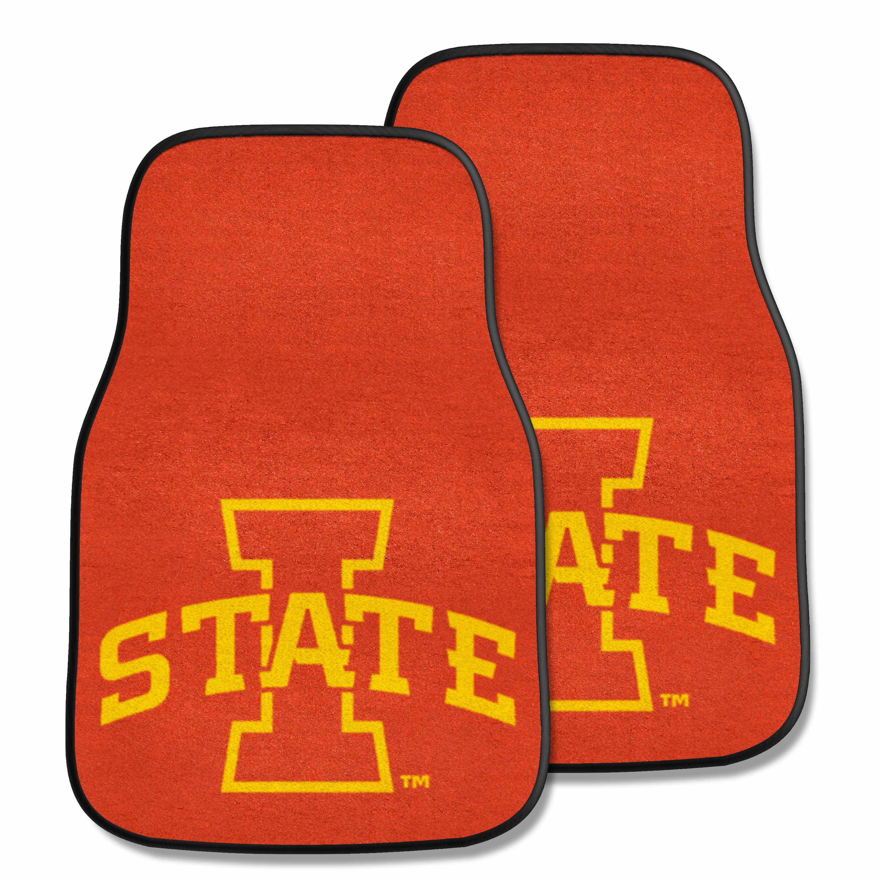 Iowa State Cyclones Front Carpet Car Mat Set - 2 Pieces