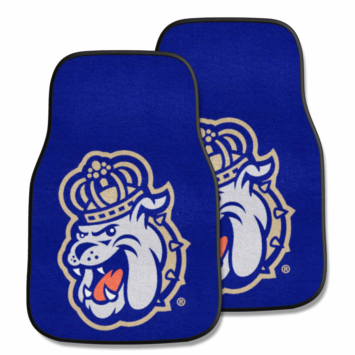 James Madison Dukes Front Carpet Car Mat Set - 2 Pieces