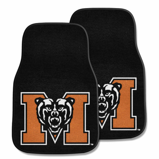 Mercer Bears Front Carpet Car Mat Set - 2 Pieces