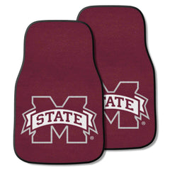 Mississippi State Bulldogs Front Carpet Car Mat Set - 2 Pieces - Mississippi State