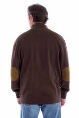 Scully Leather Farthest Point Pullover Quarter Zip/Button Sweater