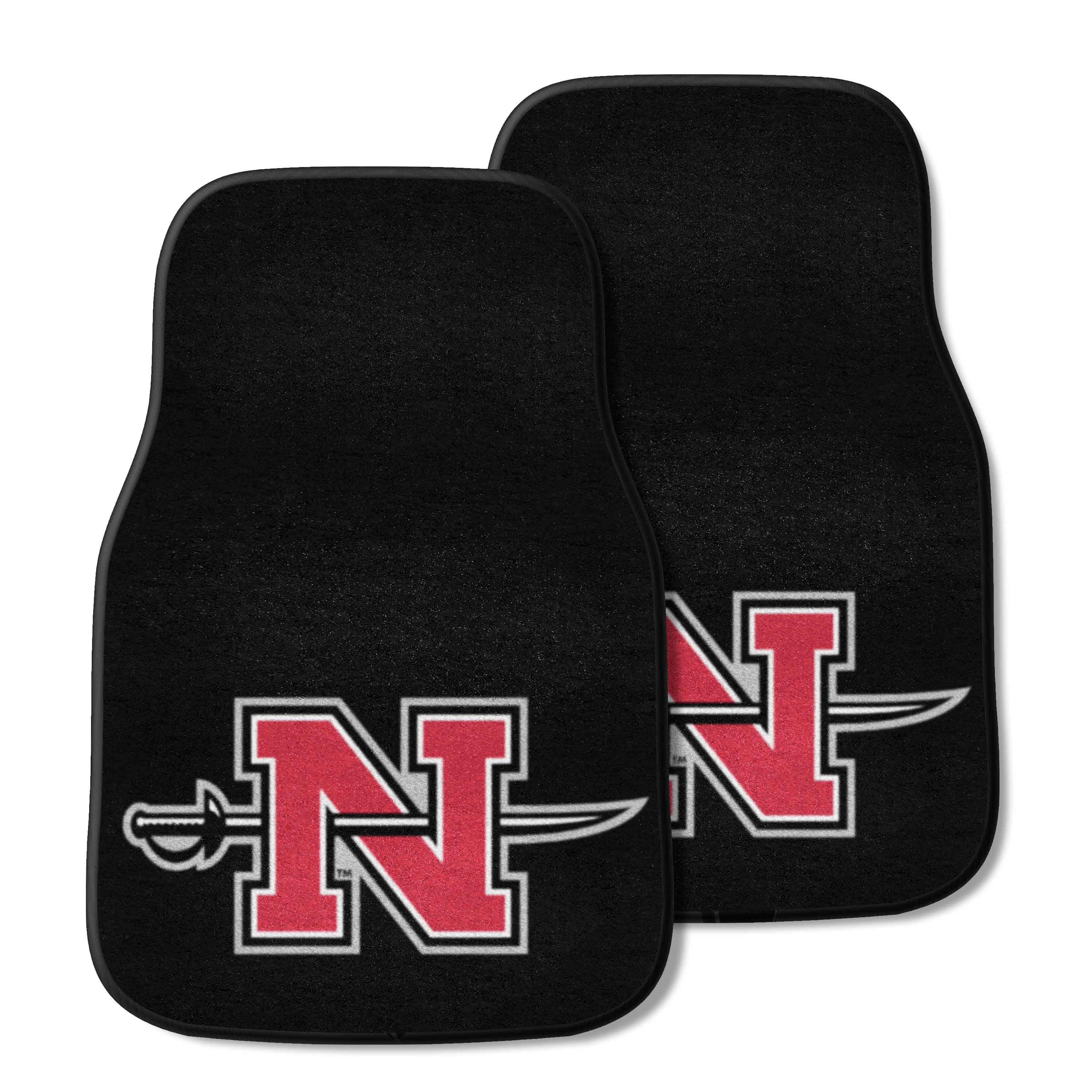 Nicholls State Colonels Front Carpet Car Mat Set - 2 Pieces - Nicholls State