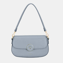 David Jones PU Leather Shoulder Bag - Trendsi