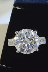 5 Carat Moissanite 925 Sterling Silver Ring - Trendsi