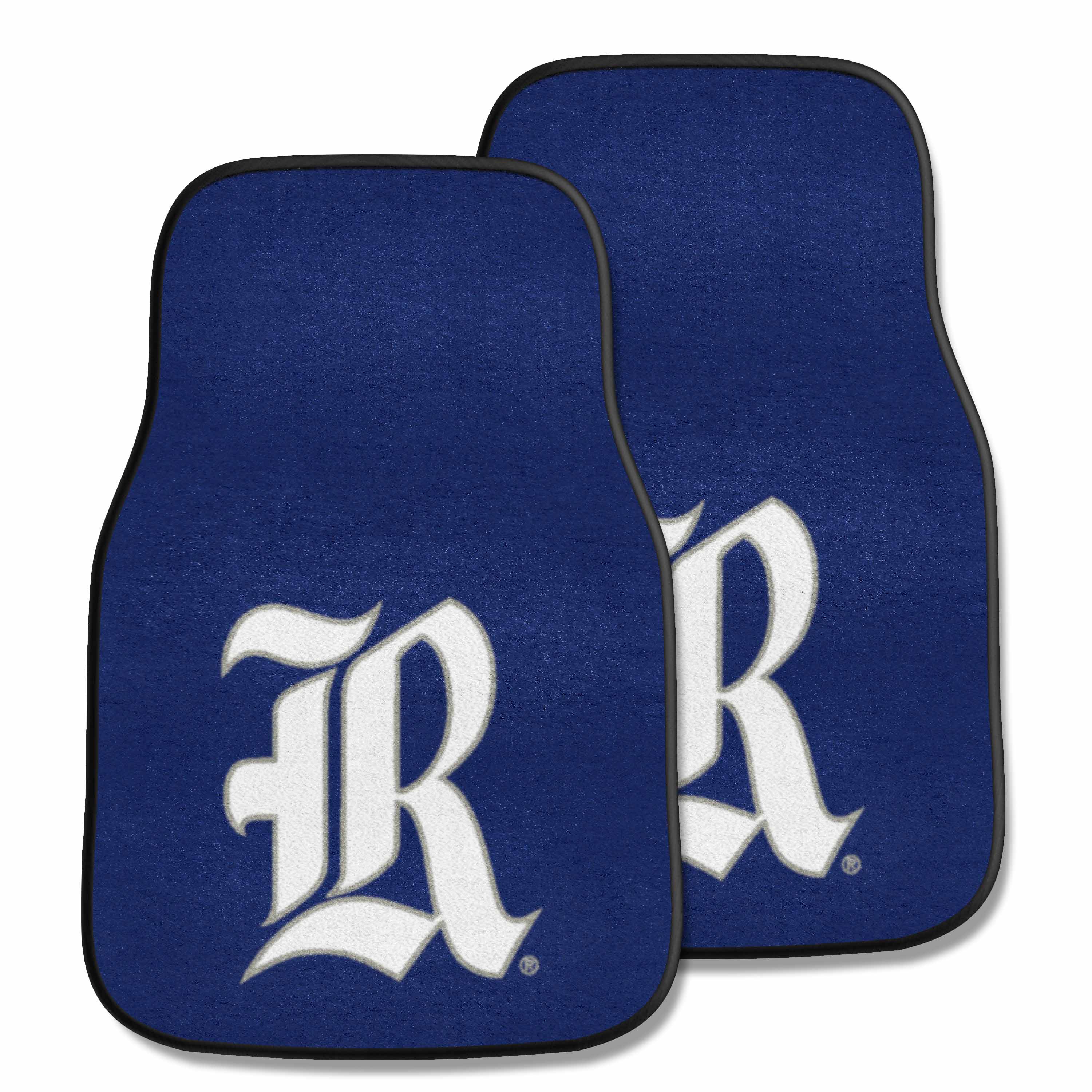 Rice Owls Front Carpet Car Mat Set - 2 Pieces - Rice