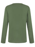 Half Button Long Sleeve T-Shirt