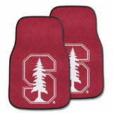 Stanford Cardinal Front Carpet Car Mat Set - 2 Pieces