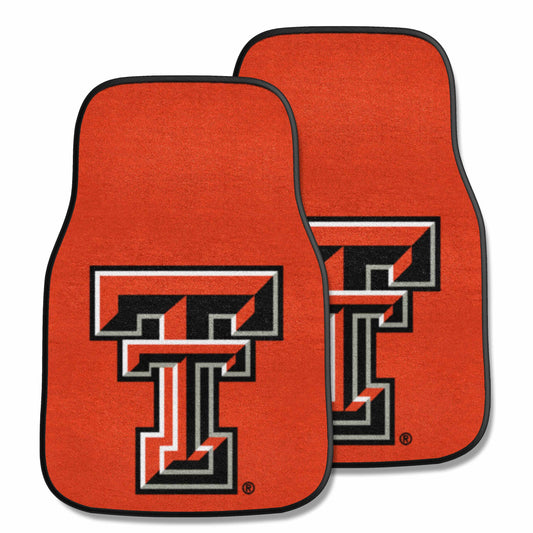 Texas Tech Red Raiders Front Carpet Car Mat Set - 2 Pieces