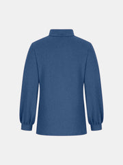 Full Size Mock Neck Long Sleeve T-Shirt