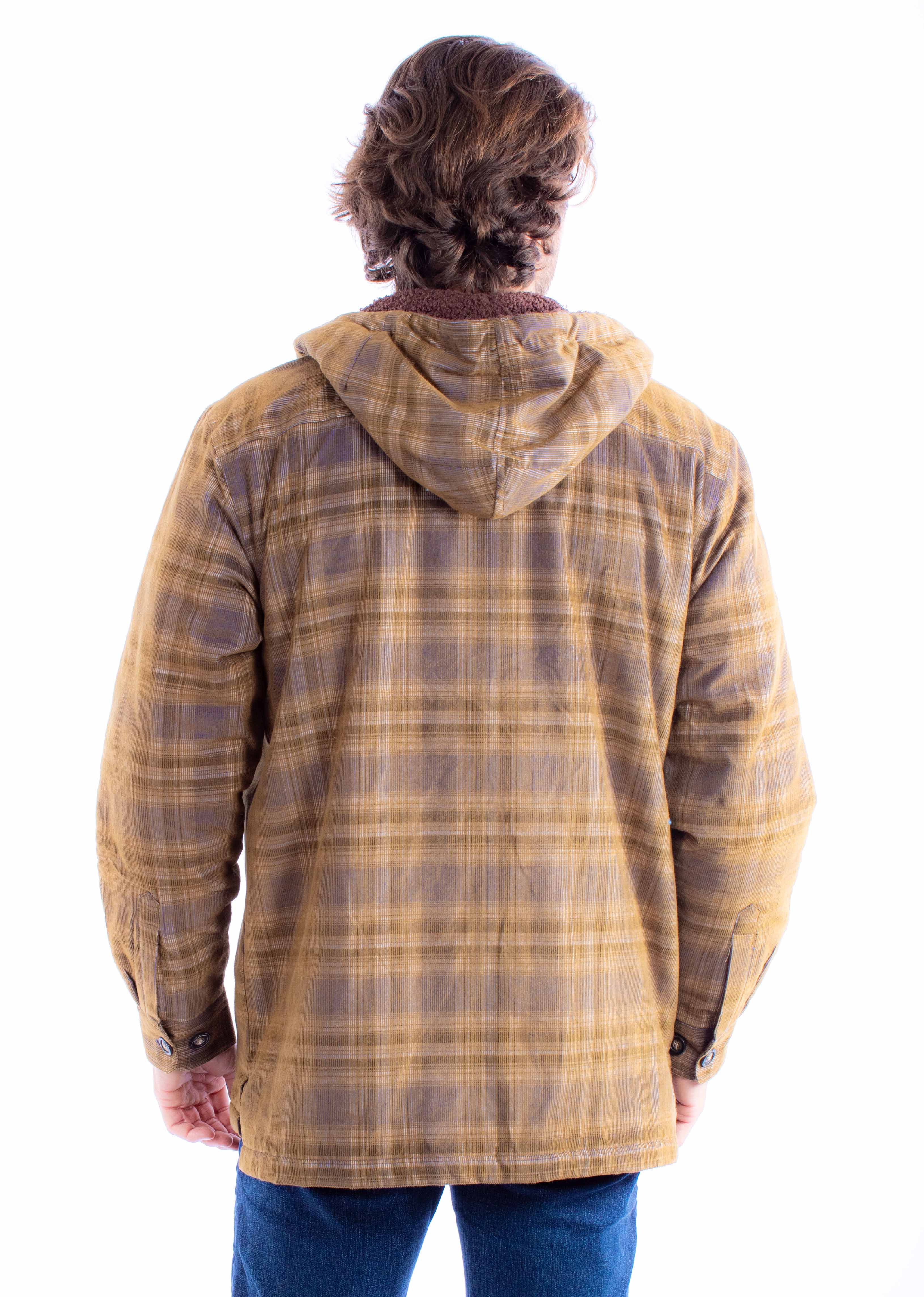 Scully Leather Farthest Point Sherpa Lined Corduroy Hoodie