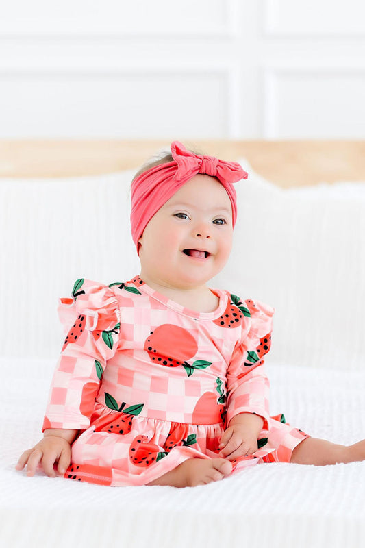 SALE Apple Orchard Twirl Flutter Bodysuit