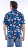 Scully Leather Farthest Point S/S Flamingos & Ferns Shirt