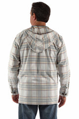 farthest point multi 100% cotton unlined corduroy hoodie