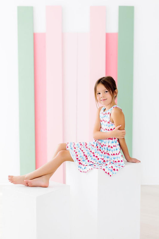 Red, White & Cute Tank Twirl Dress - Mila & Rose ®