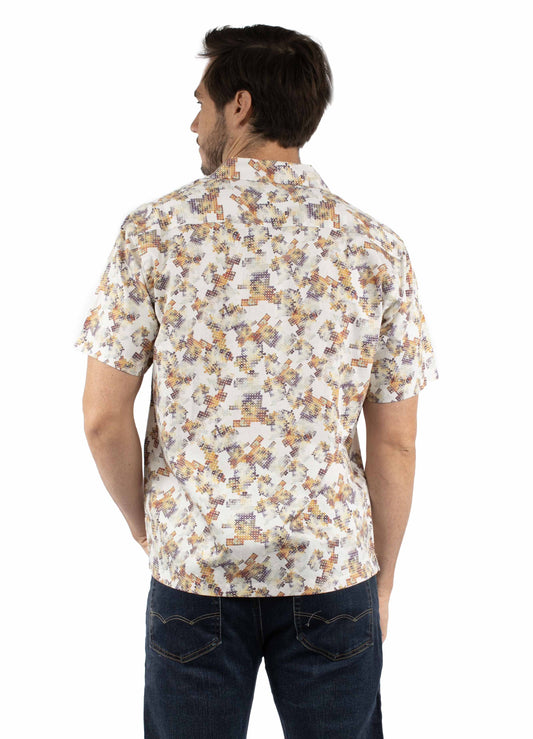 farthest point natural 100% cotton men's shirt