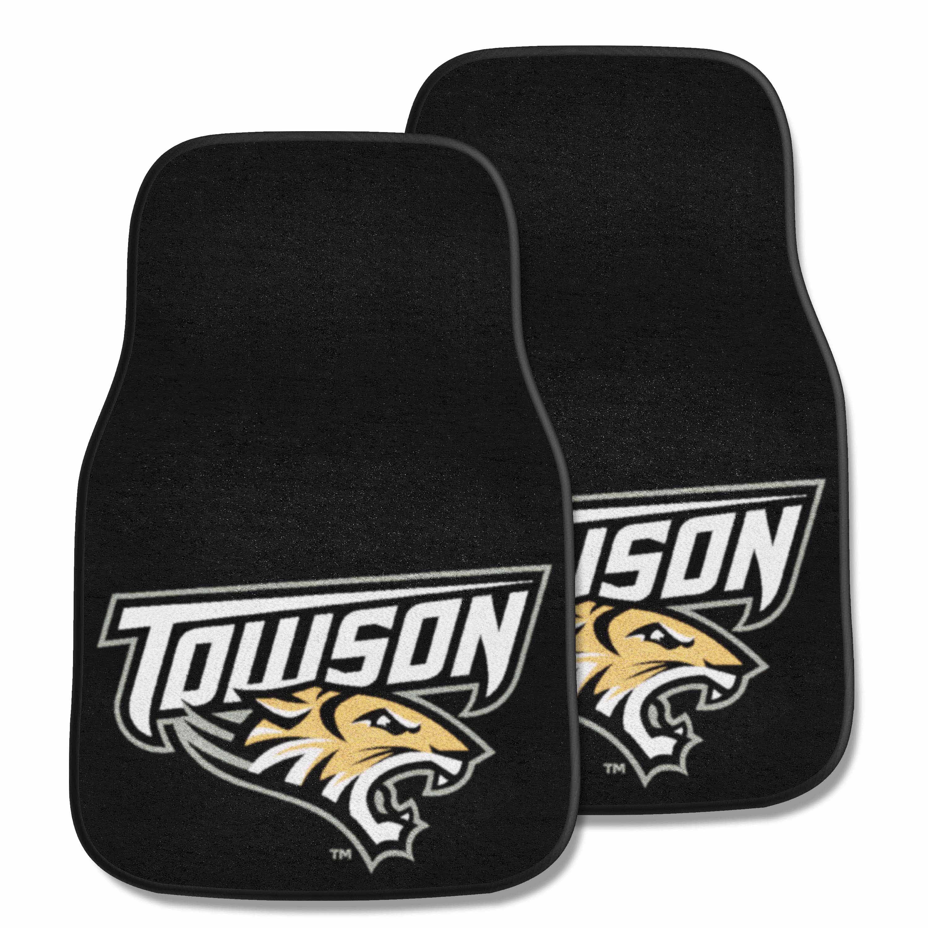 Towson Tigers Front Carpet Car Mat Set - 2 Pieces