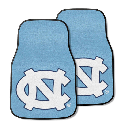 North Carolina Tar Heels Front Carpet Car Mat Set - 2 Pieces