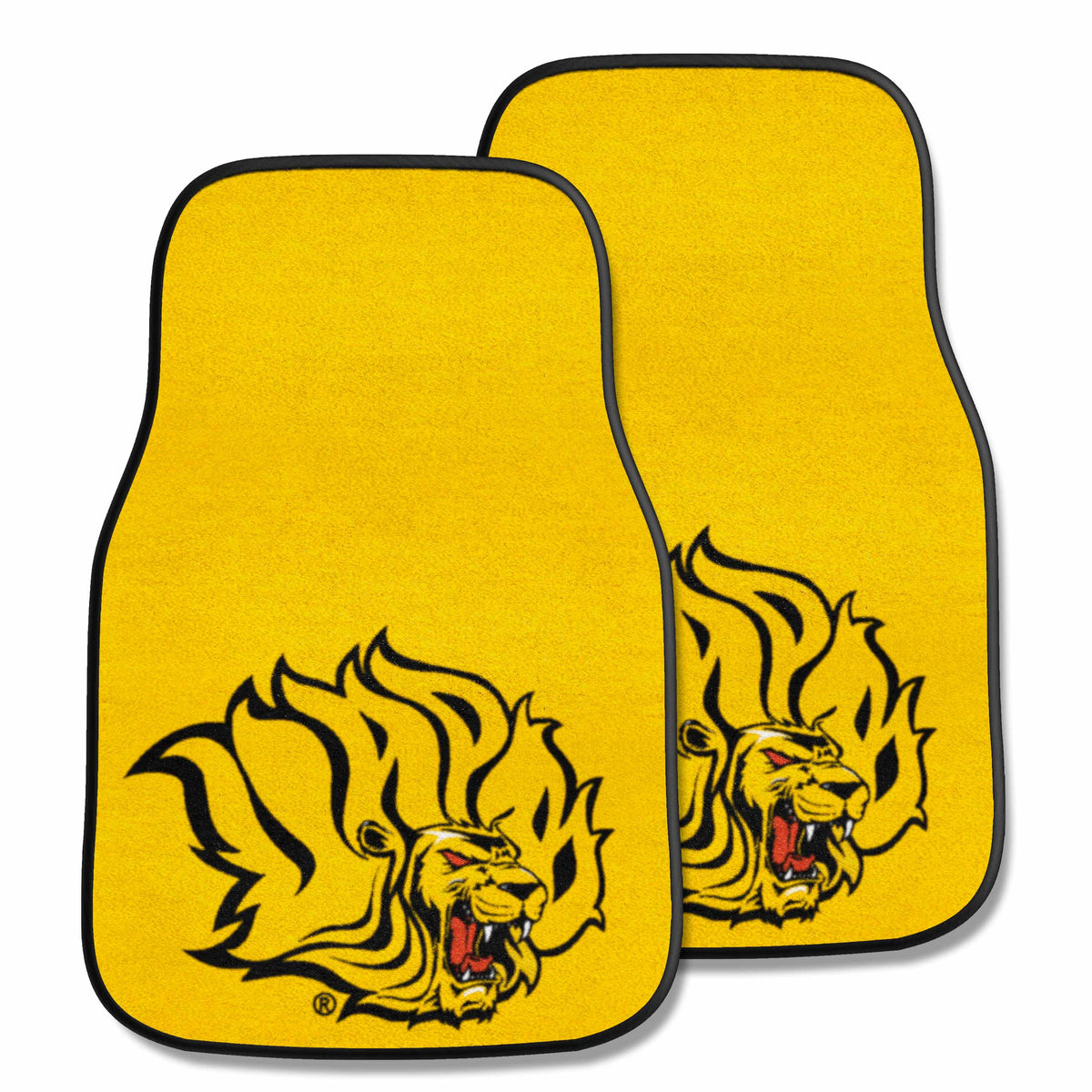 UAPB Golden Lions Front Carpet Car Mat Set - 2 Pieces