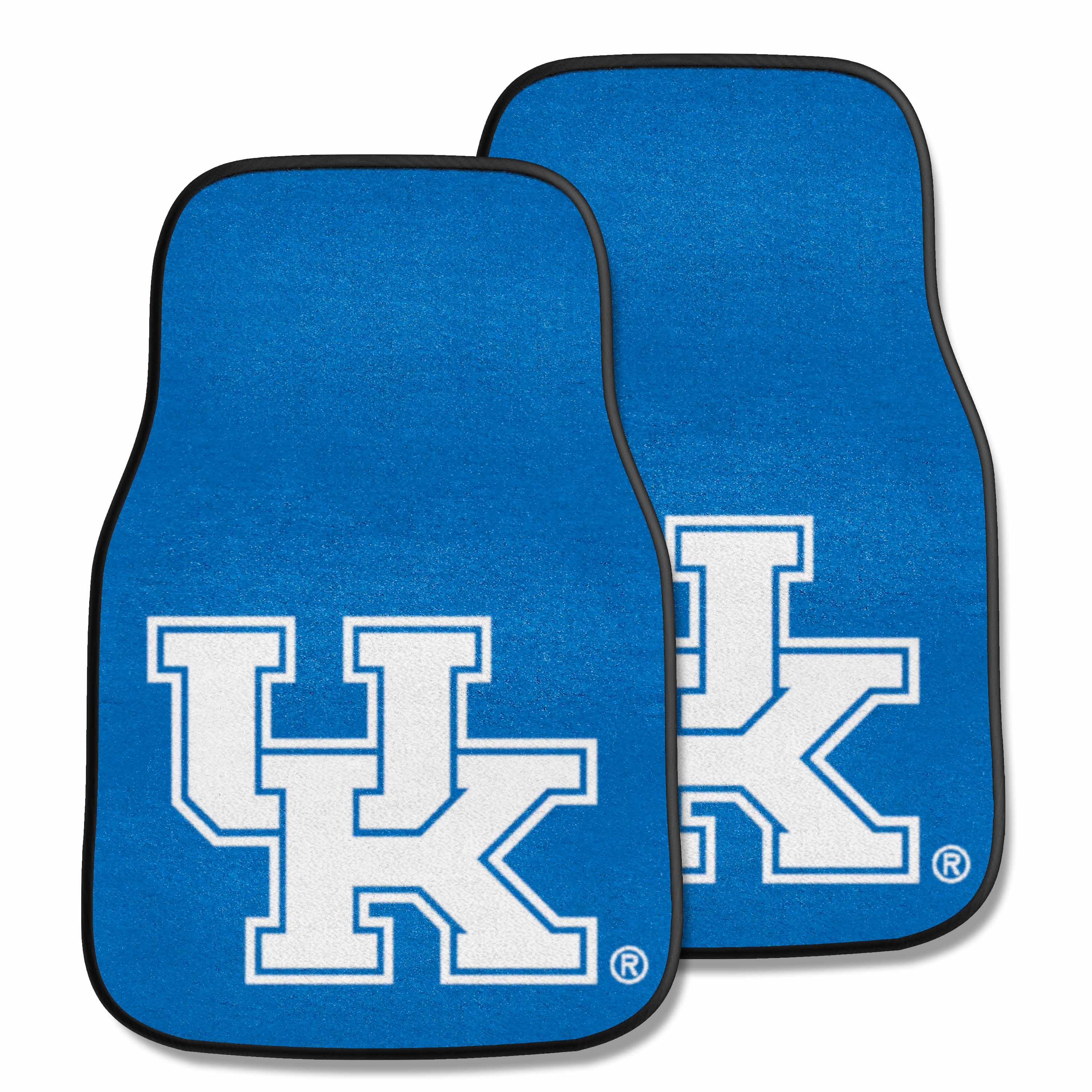 Kentucky Wildcats Front Carpet Car Mat Set - 2 Pieces, UK Logo