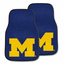 Michigan Wolverines Front Carpet Car Mat Set - 2 Pieces