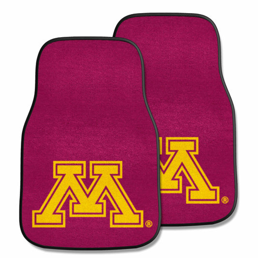 Minnesota Golden Gophers Front Carpet Car Mat Set - 2 Pieces