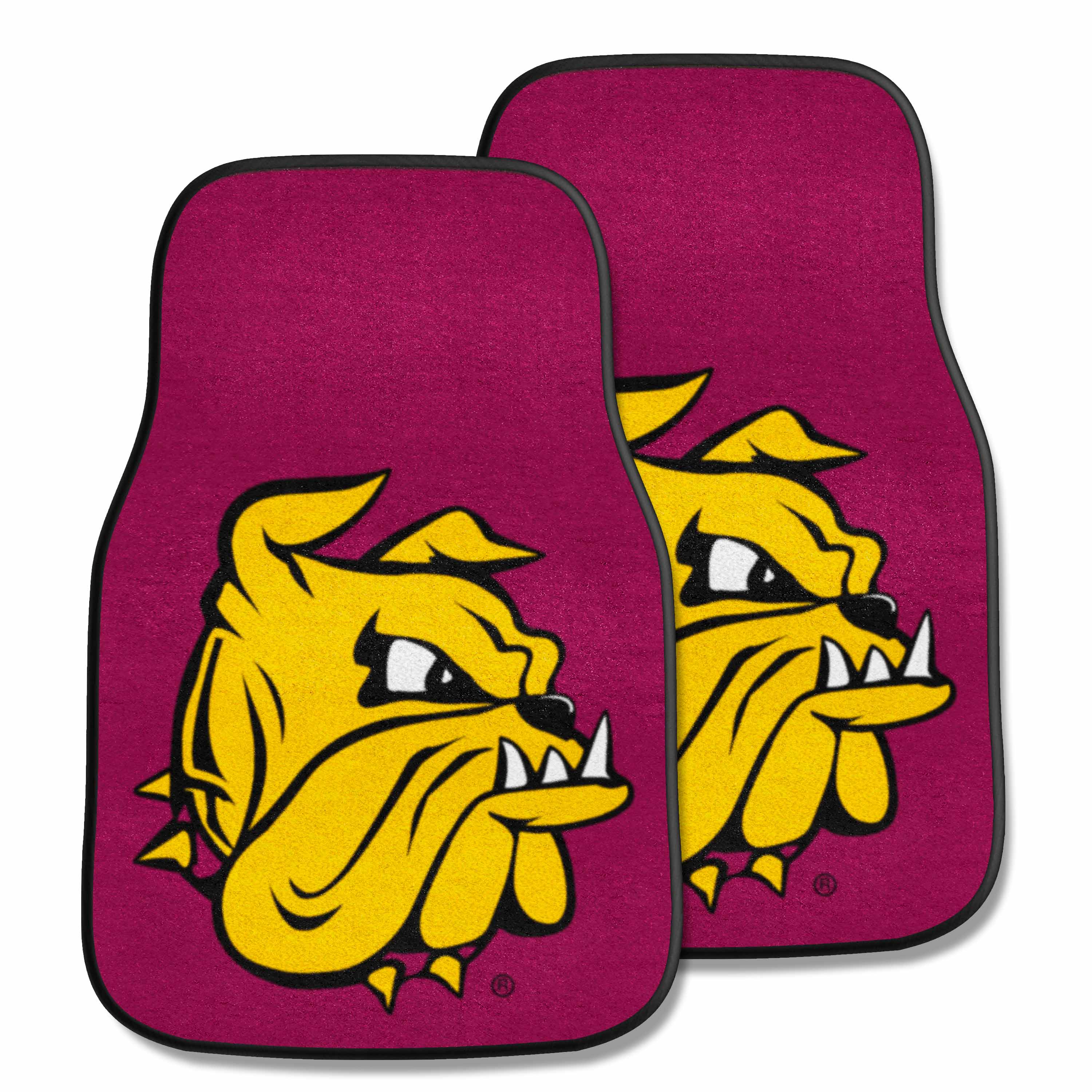 Minnesota-Duluth Bulldogs Front Carpet Car Mat Set - 2 Pieces