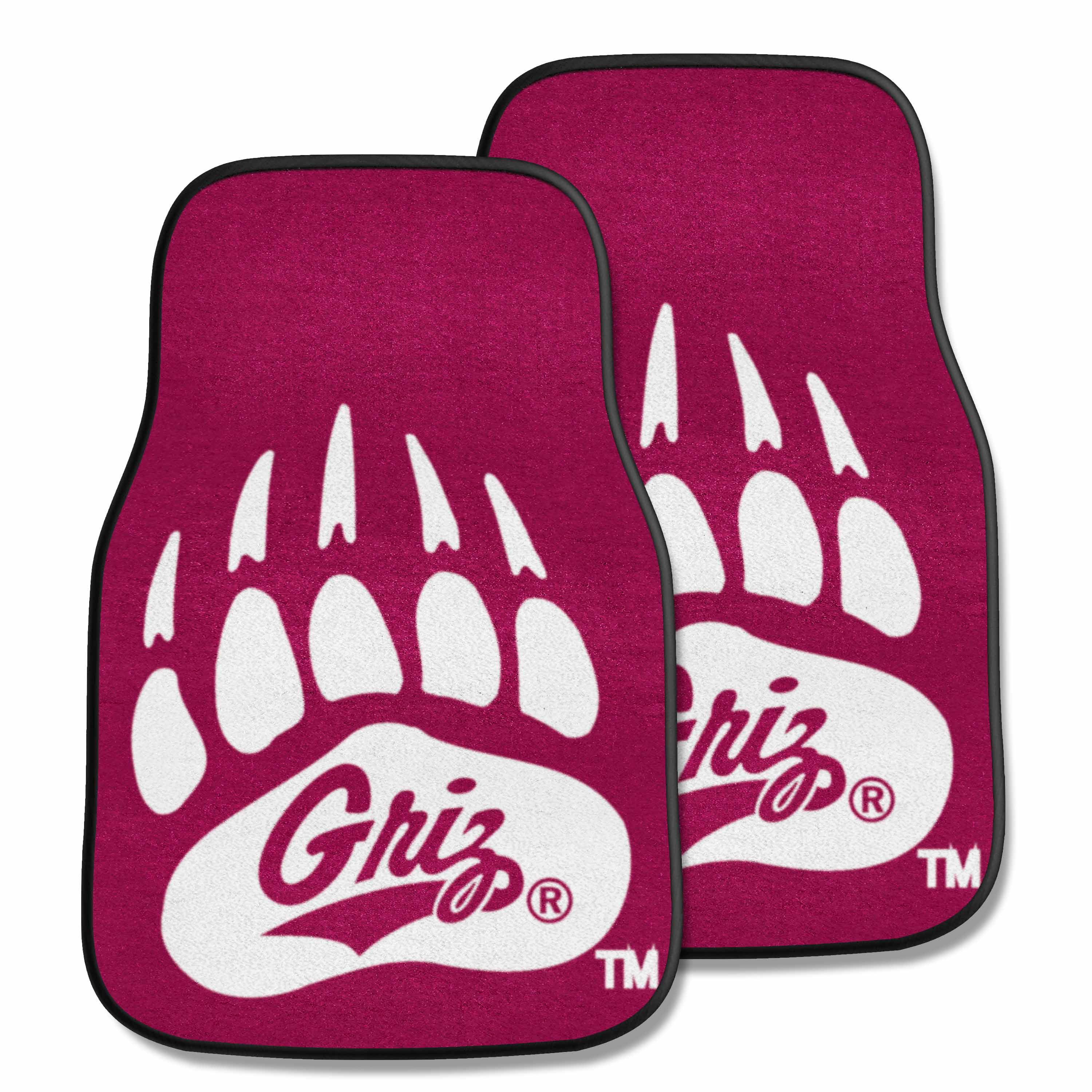 Montana Grizzlies Front Carpet Car Mat Set - 2 Pieces