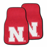 Nebraska Cornhuskers Front Carpet Car Mat Set - 2 Pieces