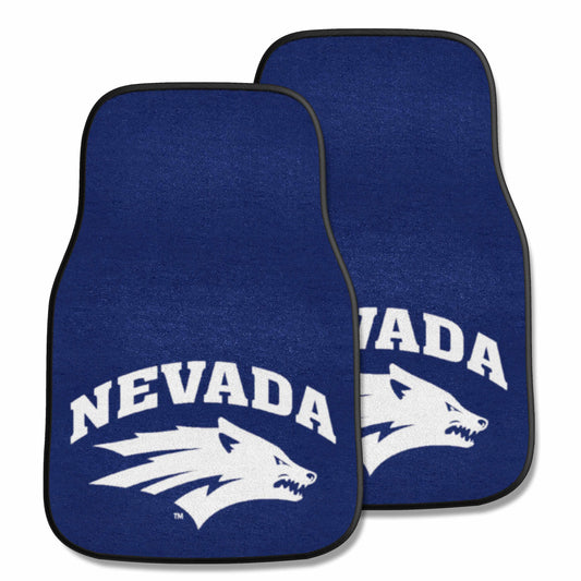 Nevada Wolfpack Front Carpet Car Mat Set - 2 Pieces