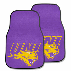 Northern Iowa Panthers Front Carpet Car Mat Set - 2 Pieces