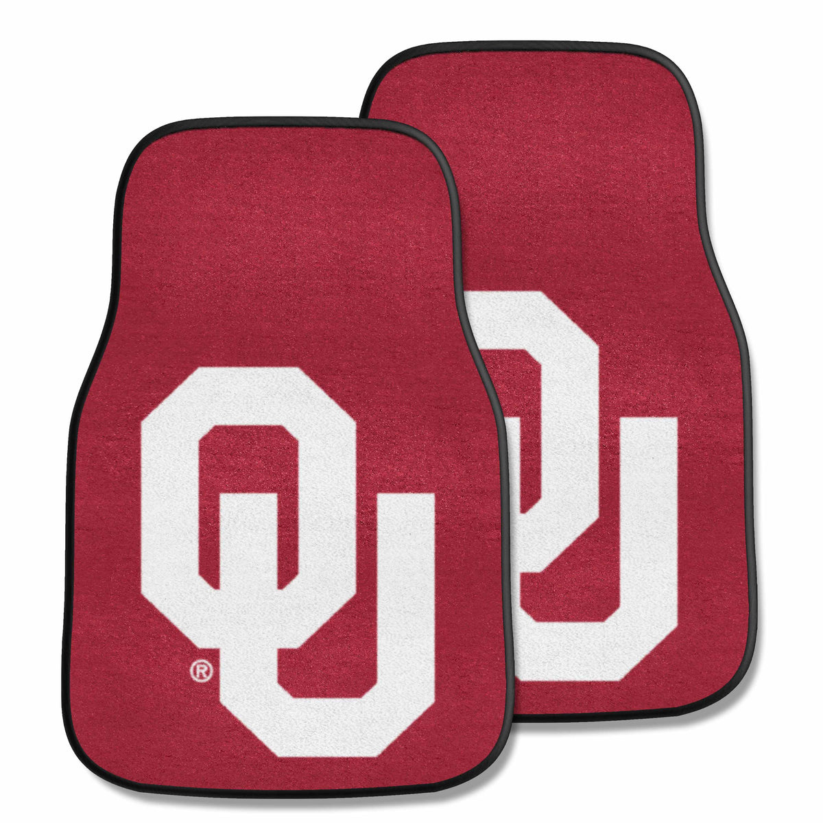 Oklahoma Sooners Front Carpet Car Mat Set - 2 Pieces