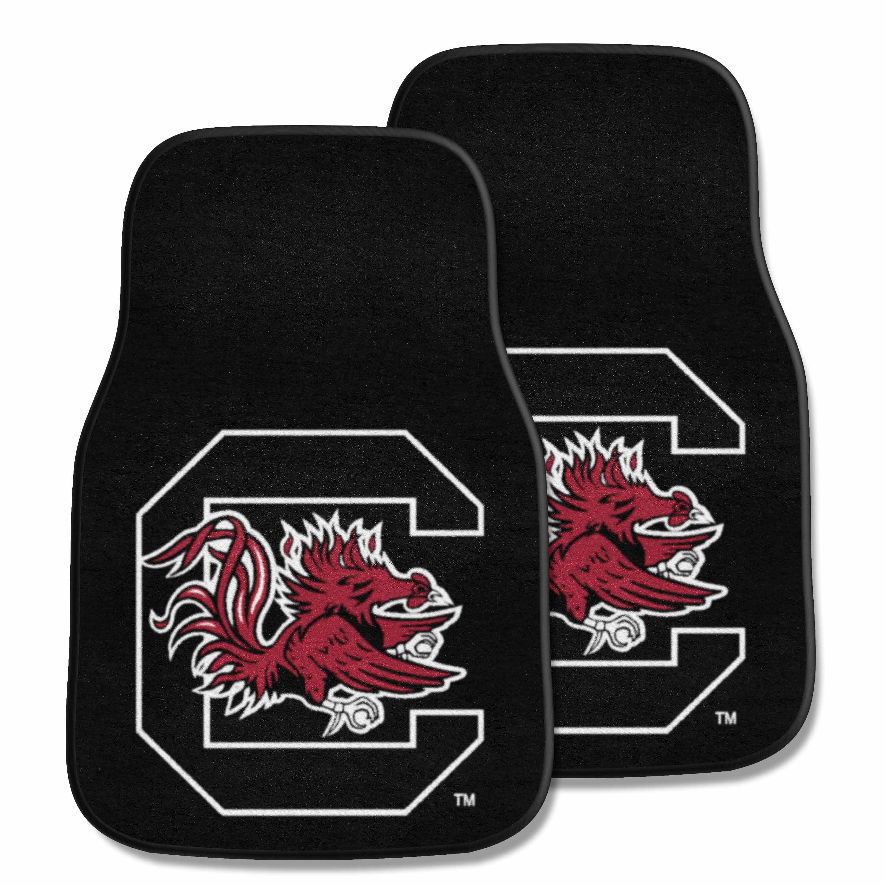 South Carolina Gamecocks Front Carpet Car Mat Set - 2 Pieces