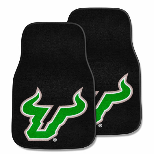 South Florida Bulls Front Carpet Car Mat Set - 2 Pieces