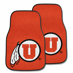 Utah Utes Front Carpet Car Mat Set - 2 Pieces