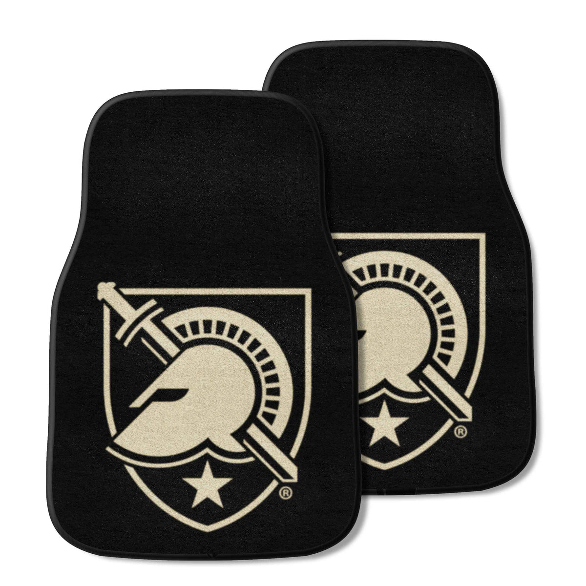 Army West Point Black Knights Front Carpet Car Mat Set - 2 Pieces