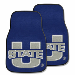 Utah State Aggies Front Carpet Car Mat Set - 2 Pieces