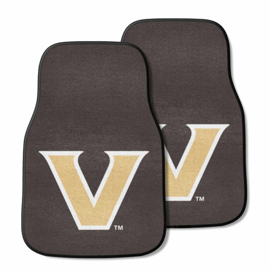 Vanderbilt Commodores Front Carpet Car Mat Set - 2 Pieces