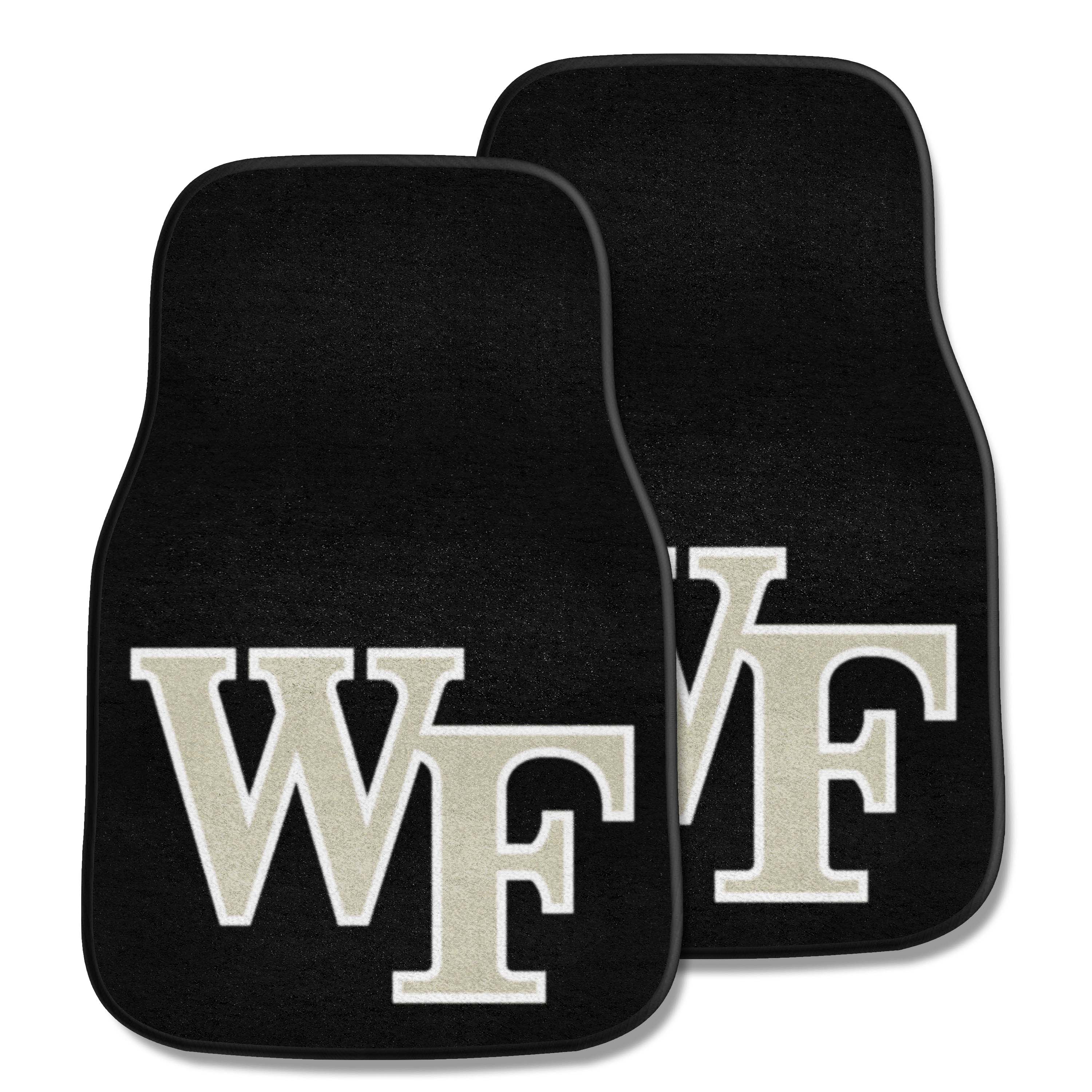 Wake Forest Demon Deacons Front Carpet Car Mat Set - 2 Pieces