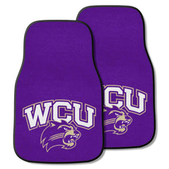 Juego de alfombrillas delanteras para automóvil Western Carolina Catamounts (2 piezas)