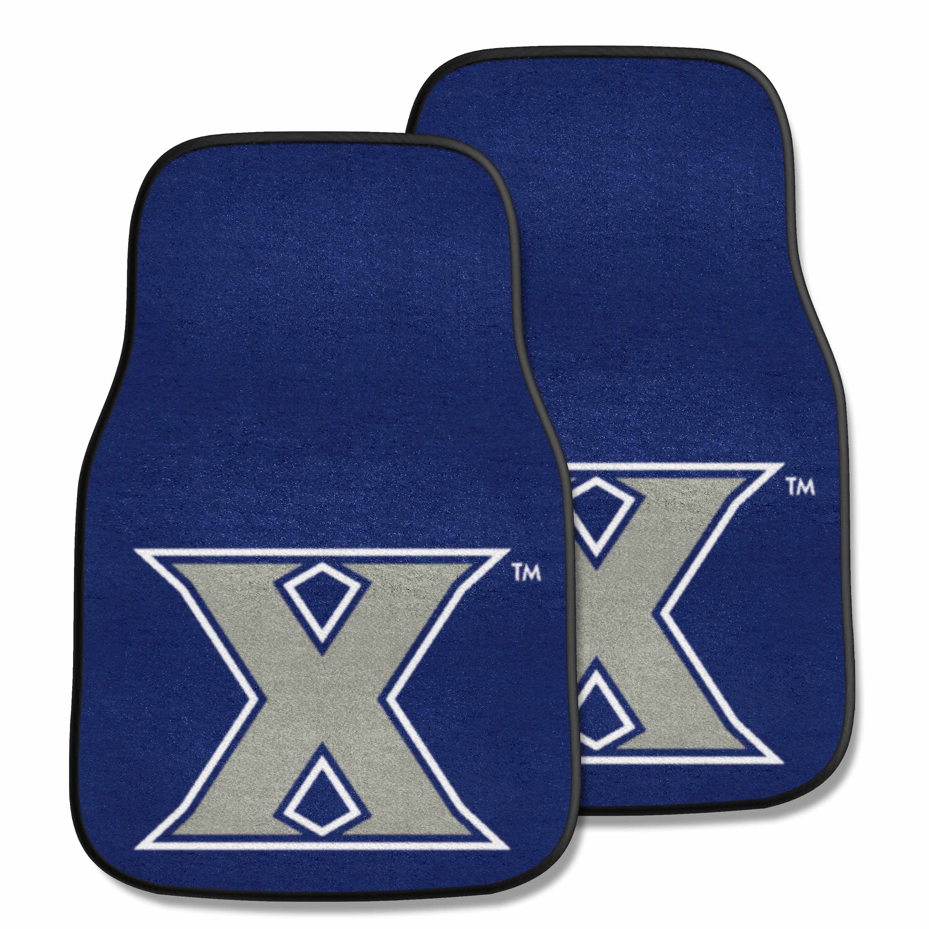 Xavier Musketeers Front Carpet Car Mat Set - 2 Pieces