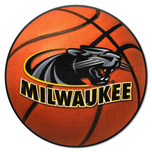 Wisconsin-Milwaukee Panthers Basketball Rug - 27in. Diameter