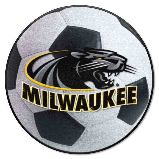 Wisconsin-Milwaukee Panthers Soccer Ball Rug - 27in. Diameter