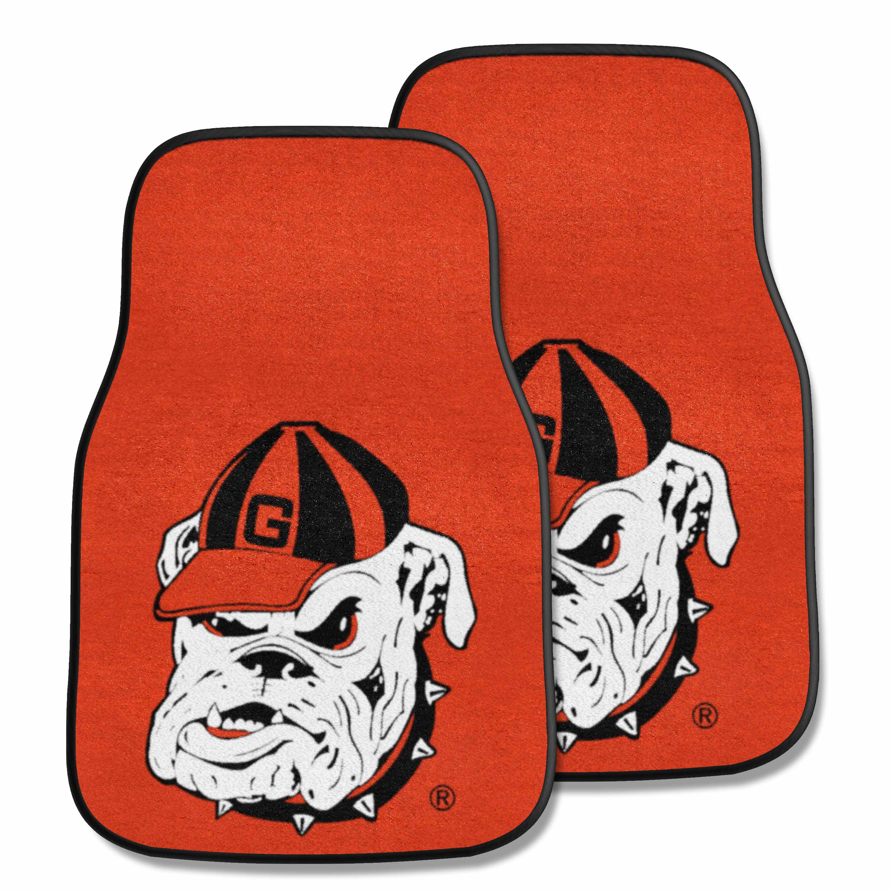 Georgia Bulldogs Front Carpet Car Mat Set - 2 Pieces