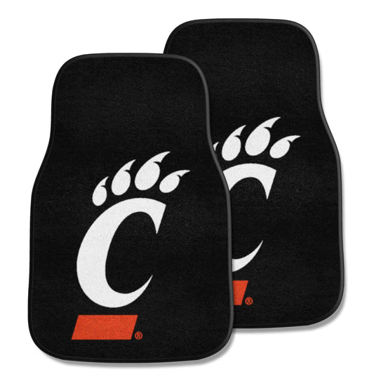 Cincinnati Bearcats Front Carpet Car Mat Set - 2 Pieces - Cincinnati