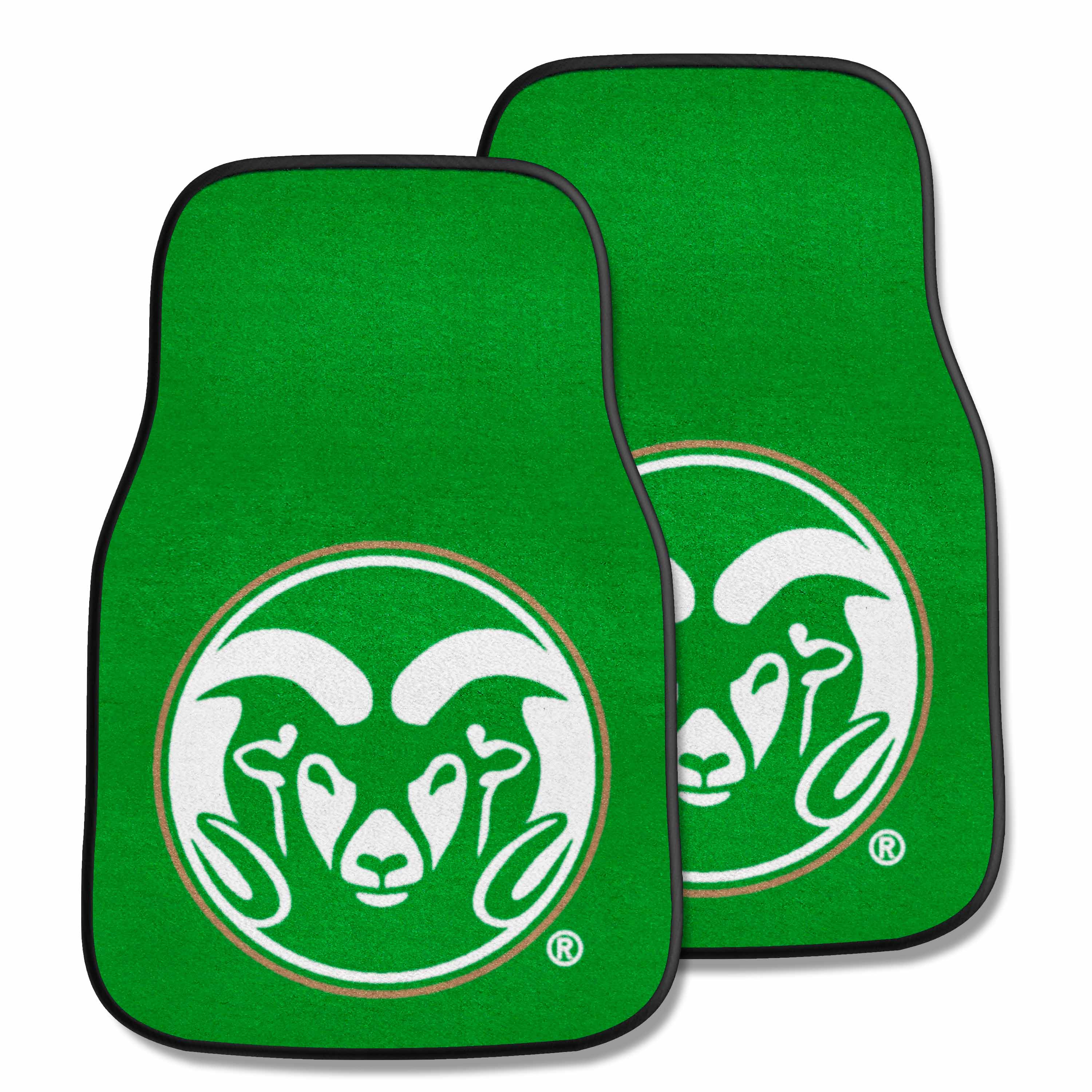 Colorado State Rams Front Carpet Car Mat Set - 2 Pieces - Colorado State